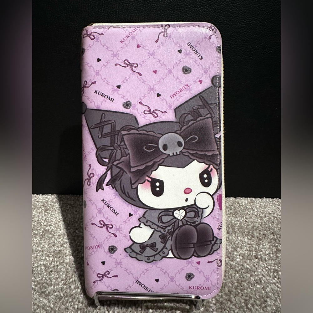 Kuromi Purple and Black Wallet